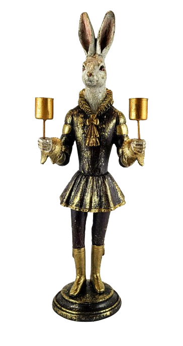 FIGURKA KRÓLIK ŚWIECZNIK