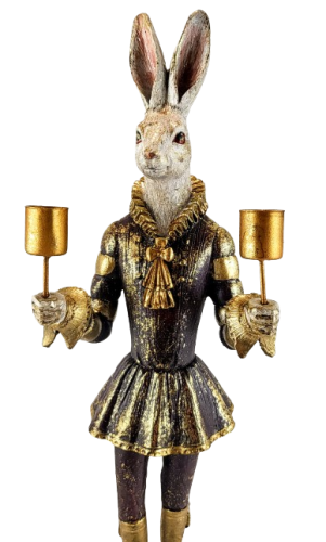 FIGURKA KRÓLIK ŚWIECZNIK