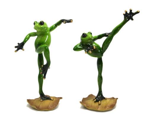 FIGURKA ŻABA KARATE DWA WZORY