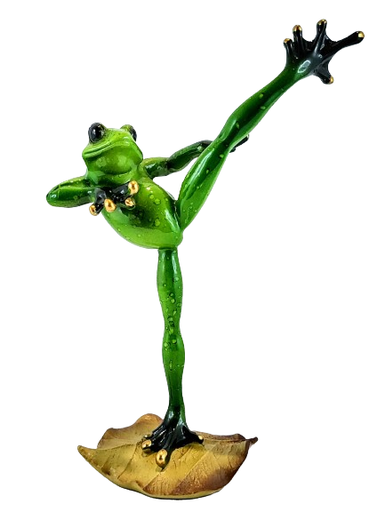 FIGURKA ŻABA KARATE DWA WZORY