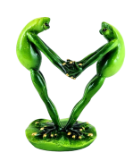 FIGURKA DWIE ŻABY YOGA JOGA 17,5CM