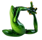 FIGURKA ŻABA YOGA JOGA 9,5CM