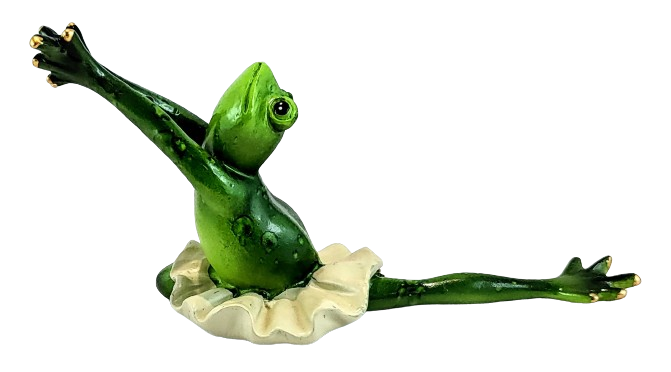 FIGURKA ŻABA BALETNICA 13CM