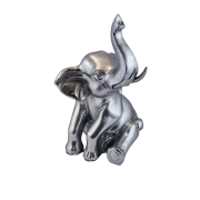 FIGURKA SŁOŃ SREBRNY 13X13X20