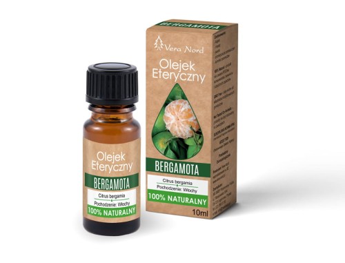 OLEJEK ETERYCZNY BERGAMOTA 100% NATURALNY