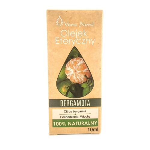 OLEJEK ETERYCZNY BERGAMOTA 100% NATURALNY