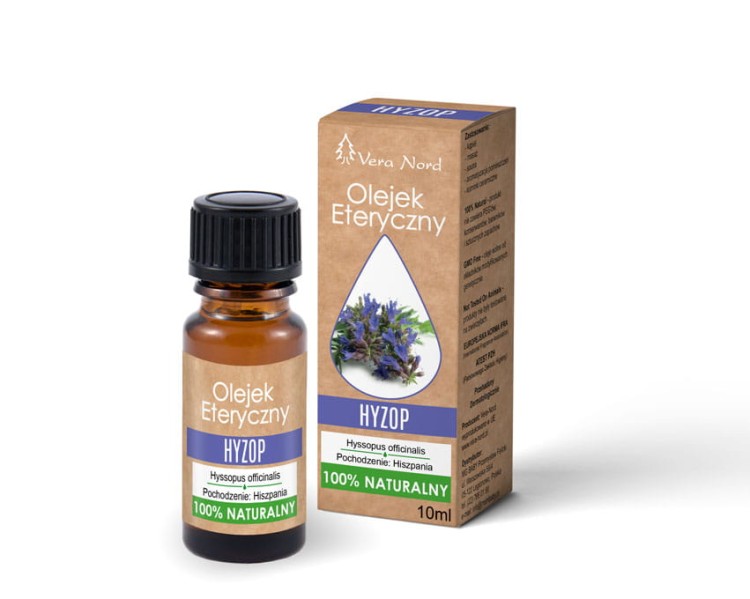 OLEJEK ETERYCZNY HYZOP 100% NATURALNY