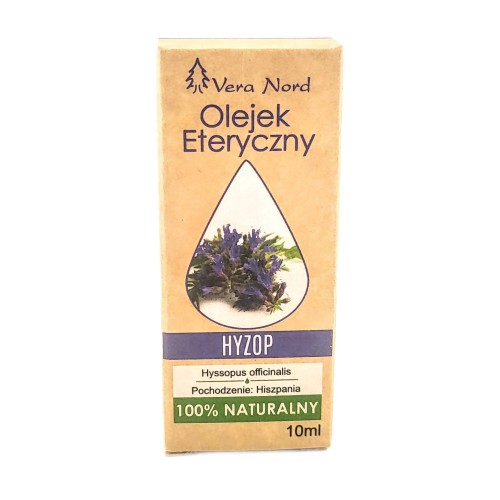 OLEJEK ETERYCZNY HYZOP 100% NATURALNY