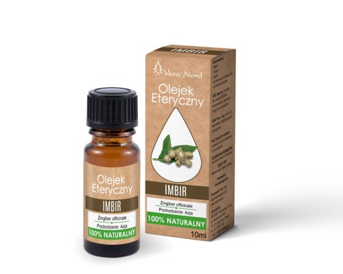 OLEJEK ETERYCZNY IMBIR 100% NATURALNY