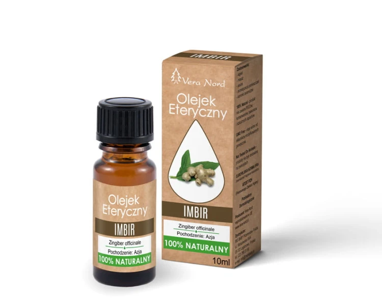OLEJEK ETERYCZNY IMBIR 100% NATURALNY