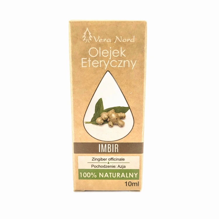 OLEJEK ETERYCZNY IMBIR 100% NATURALNY