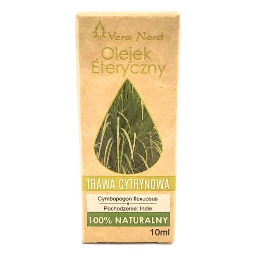 OLEJEK ETERYCZNY TRAWA CYTRYNOWA 100% NATURALNY