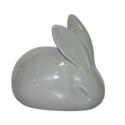 ZAJĄC CERAMICZNY SZARY 15X9,5X14,5 CM