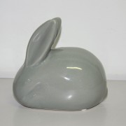 ZAJĄC CERAMICZNY SZARY 15X9,5X14,5 CM