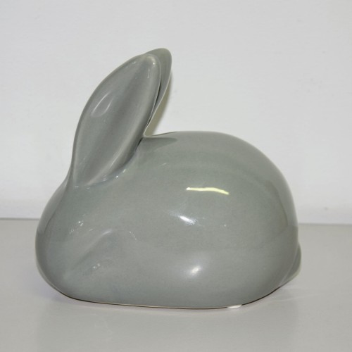 ZAJĄC CERAMICZNY SZARY 15X9,5X14,5 CM