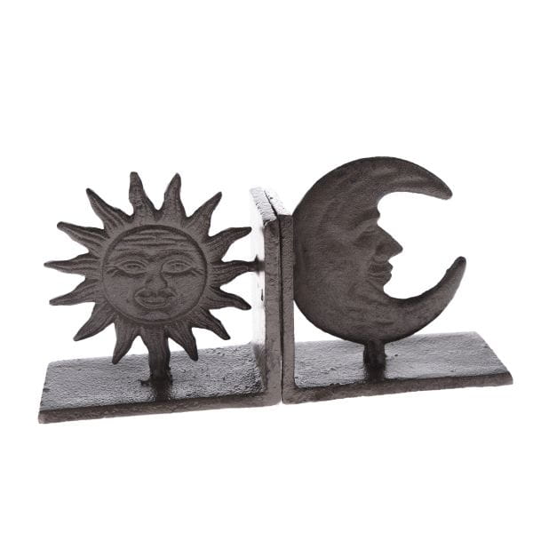 BOOKEND PODPÓRKI DO KSIĄŻEK SŁOŃCE I KSIĘZYC