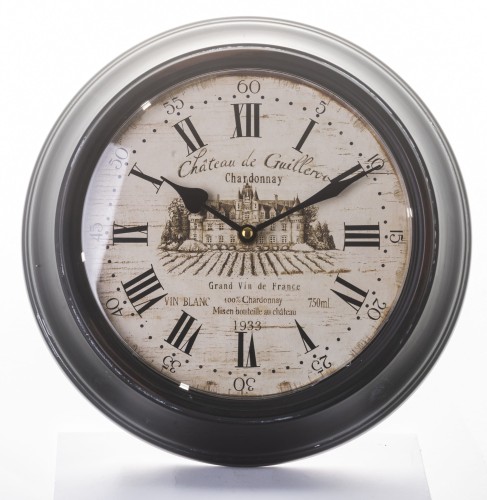 ZEGAR RETRO METAL FI30CM