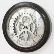 ZEGAR RETRO METAL FI46CM RUCHOME TRYBY