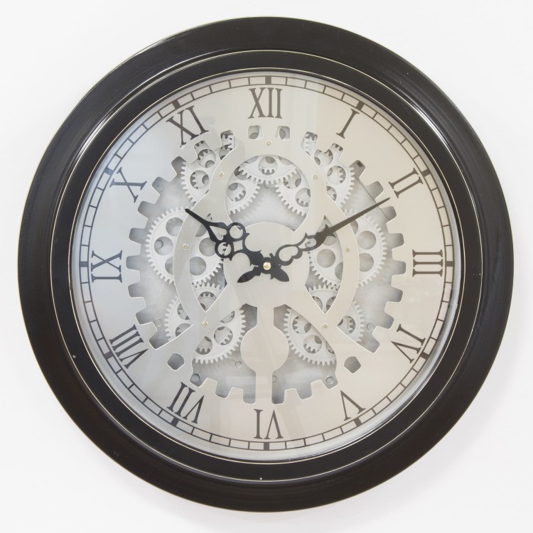 ZEGAR RETRO METAL FI46CM RUCHOME TRYBY