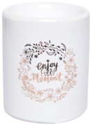 KOMINEK ZAPACHOWY CERAMICZNY 'ENJOY EVERY MOMENT'