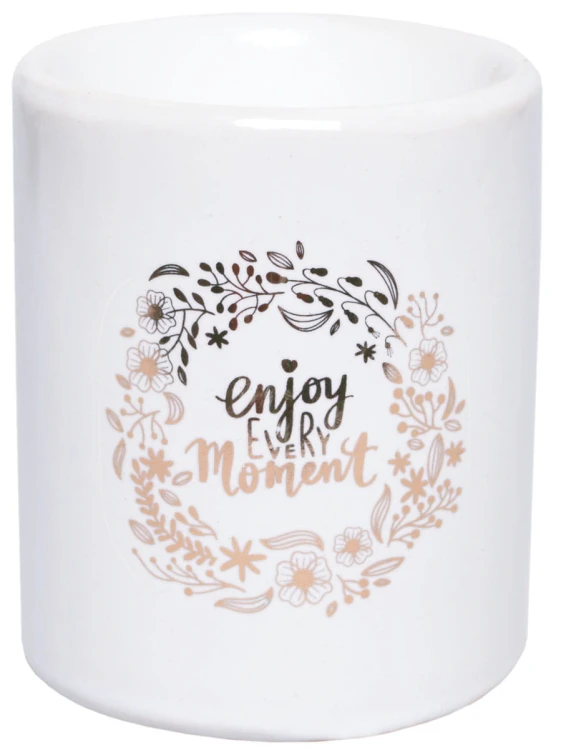 KOMINEK ZAPACHOWY CERAMICZNY 'ENJOY EVERY MOMENT'
