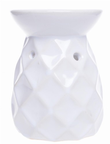 KOMINEK CERAMICZNY NA OLEJEK BIAŁY 13CM