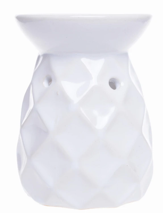 KOMINEK CERAMICZNY NA OLEJEK BIAŁY 13CM