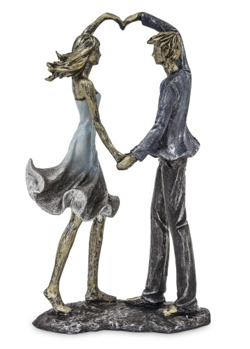 FIGURKA PARA SERCE 26,5x15x7,5 WALENTYNKI