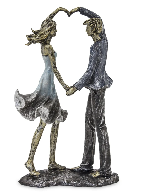 FIGURKA PARA SERCE 26,5x15x7,5 WALENTYNKI