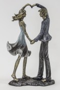 FIGURKA PARA SERCE 26,5x15x7,5 WALENTYNKI