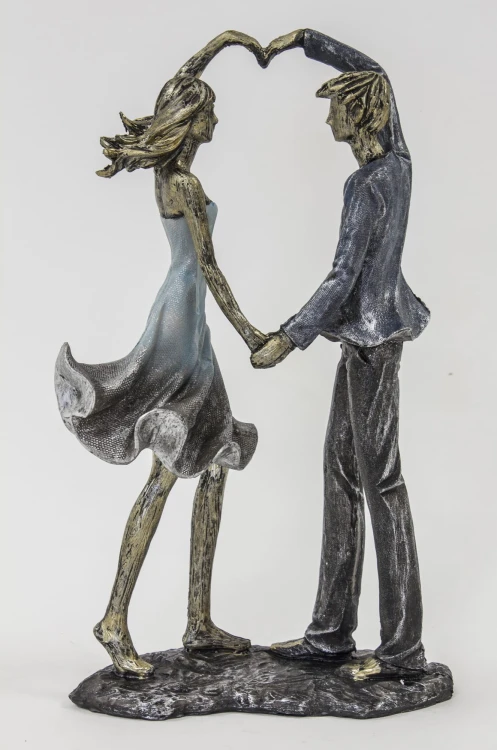 FIGURKA PARA SERCE 26,5x15x7,5 WALENTYNKI