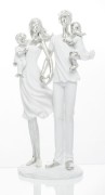 FIGURKA RODZINA RODZICE I DZIEĆMI FAMILY 26x14x8