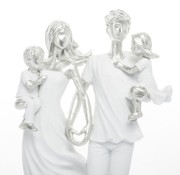 FIGURKA RODZINA RODZICE I DZIEĆMI FAMILY 26x14x8
