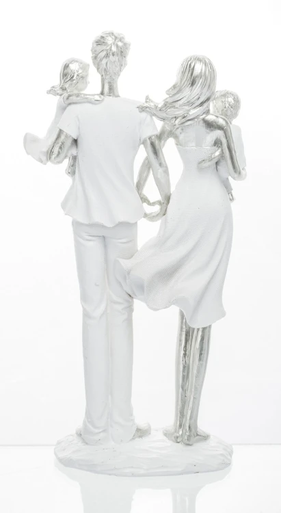 FIGURKA RODZINA RODZICE I DZIEĆMI FAMILY 26x14x8