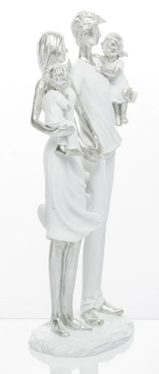 FIGURKA RODZINA RODZICE I DZIEĆMI FAMILY 26x14x8