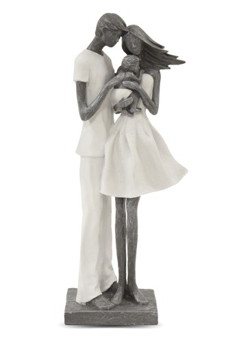 FIGURKA RODZINA RODZICE I DZIECKO FAMILY 38,5x16x8