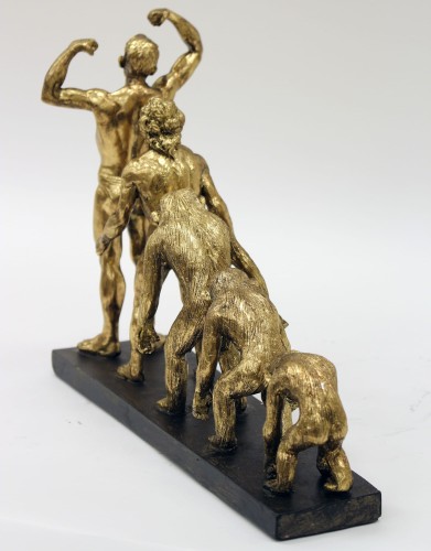 FIGURKA EWOLUCJA ZŁOTA 26x33x9