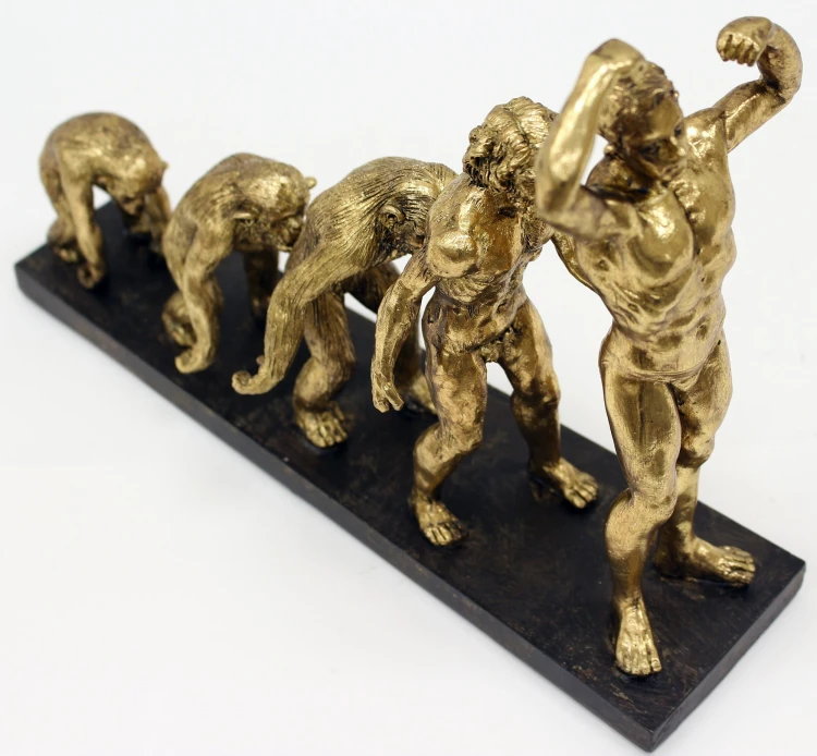 FIGURKA EWOLUCJA ZŁOTA 26x33x9