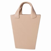 WAZON TOREBKA CERAMICZNY MATOWY BEŻOWY 30CM