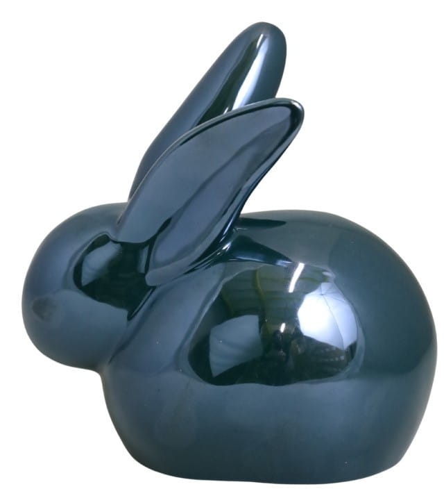 KRÓLIK CERAMICZNY CIEMNA ZIELEŃ 10X6X9,5XM