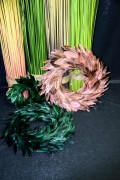 WIANEK WIENIEC Z PIÓR ZIELONY 30CM