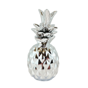 ANANAS DEKORACYJNY SREBRNY 17x7,5x7,5CM
