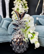 ANANAS DEKORACYJNY SREBRNY 17x7,5x7,5CM