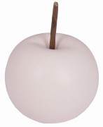 JABŁKO CERAMICZNE RÓŻOWE MATOWE 8X8X10,5 CM