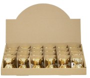 MIŚ CERAMICZNY ZŁOTY MINI 5X6X6 CM