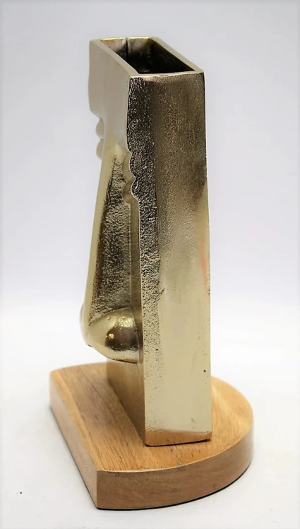 WAZON TWARZ METAL+DREWNO 27,5CM