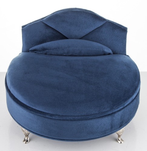 SZKATUŁKA NA BIŻUTERIĘ - SOFA GRANATOWA