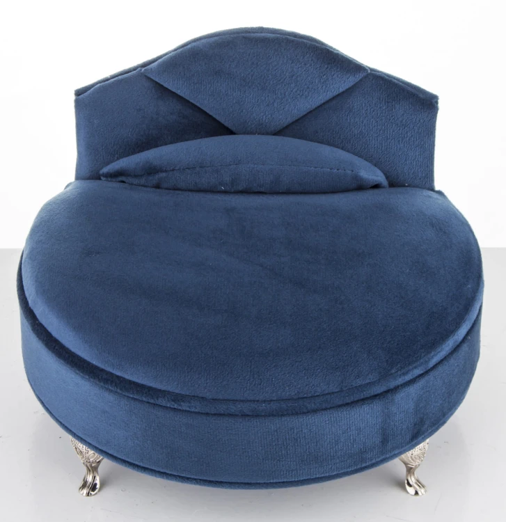 SZKATUŁKA NA BIŻUTERIĘ - SOFA GRANATOWA