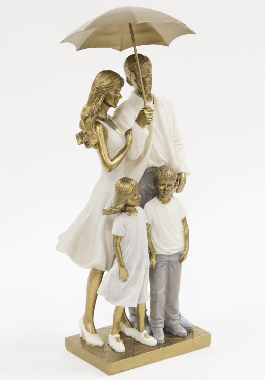 FIGURKA RODZINA 2+2 RODZICE I DZIEĆMI FAMILY 38x16x10,5