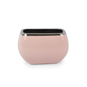 DONICA - WAZON CERAMICZNY PROSTOKĄT ŚREDNI PUDROWY RÓŻ